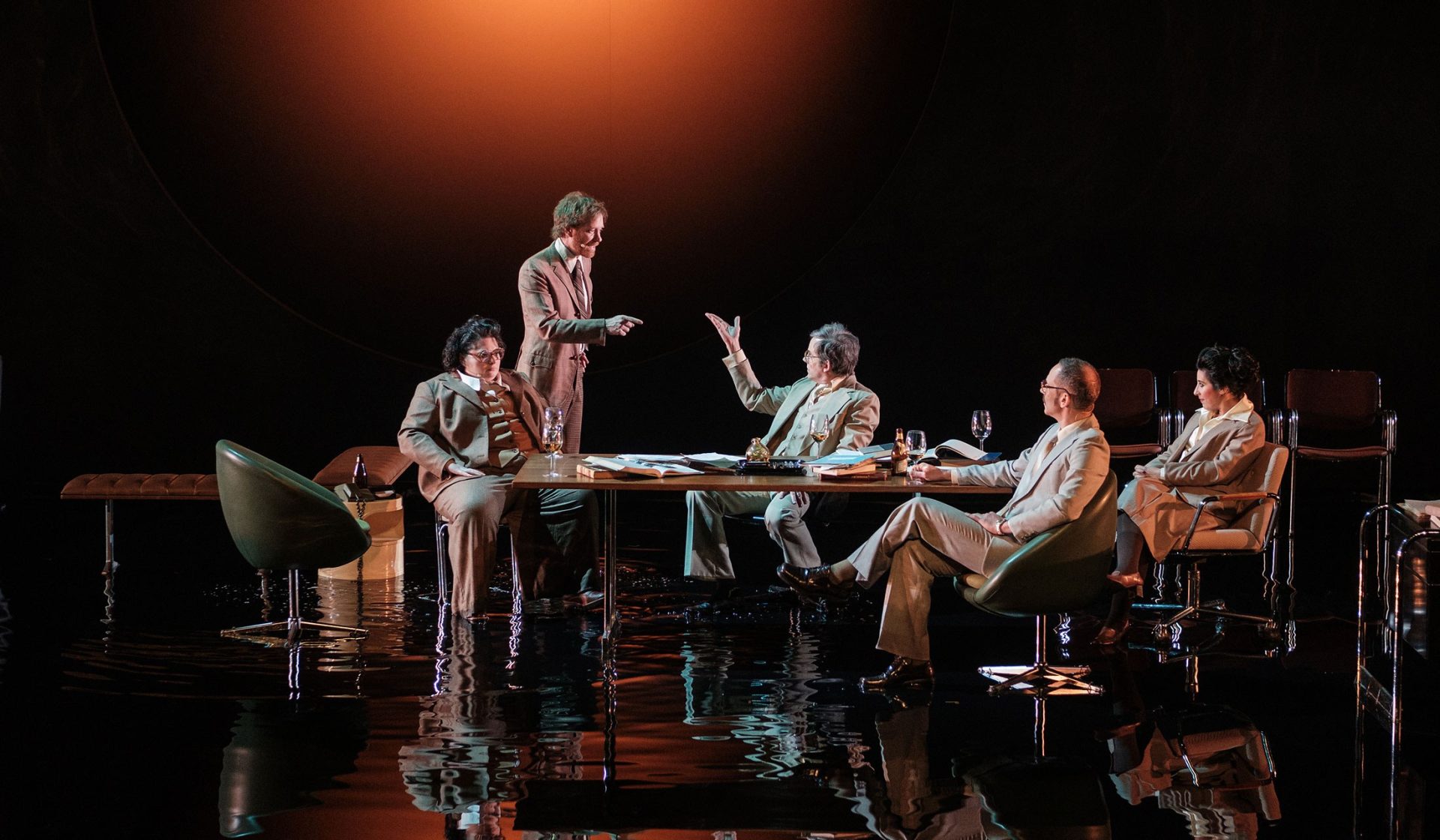 Pétrole - scène (photo Duceppe)